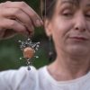 wisior metaloplastyka a agatem wisior metaloplastyka a agatem
